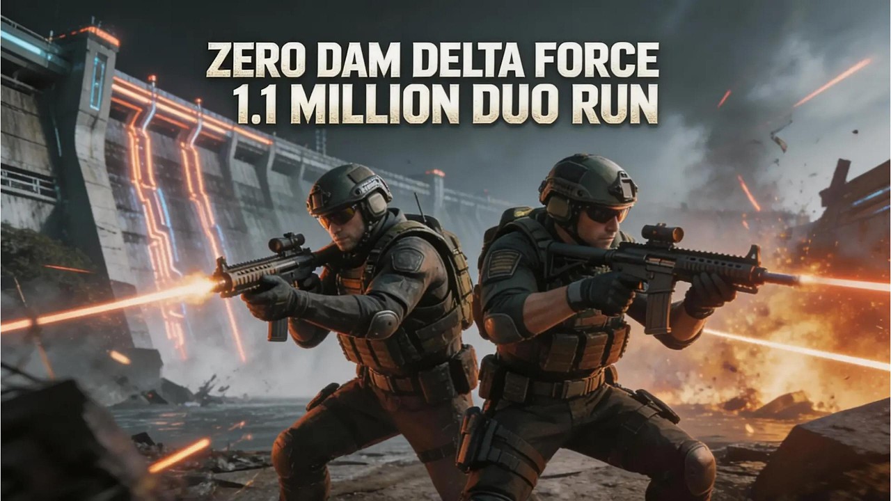 DELTA FORCE Zero Dam!! 1.1 million Duo LOOT run