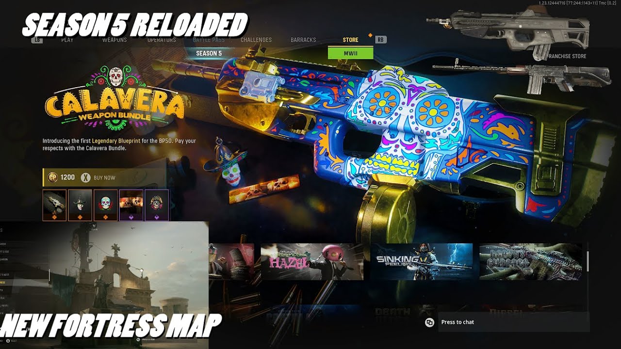 VANGUARD/WARZONE SEASON 5 RELOADED Update/NEW MAP+WEAPONS