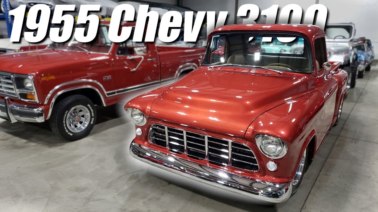 1955 Chevrolet 3100 Pickup Restomod For Sale Vanguard Motor Sales #6330