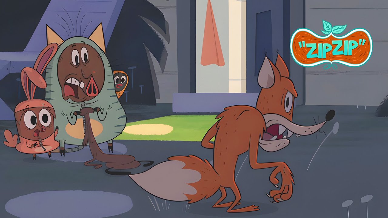 Full Moon, Full Crazy: A Very Furry Halloween Special | Zip Zip English | 4H | S1 | Cartoon