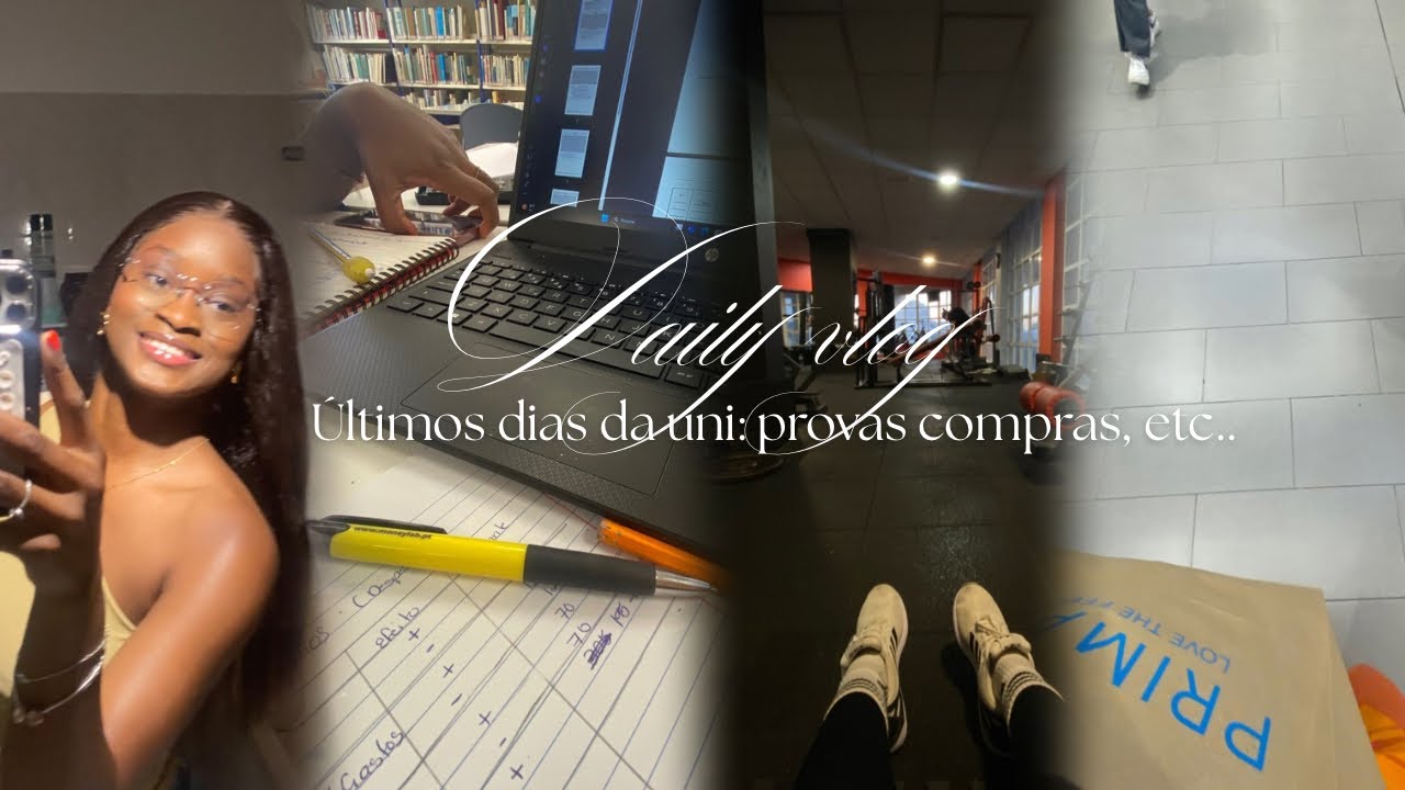 VLOG: últimos dias da uni na vida de uma estudante em Portugal 🇵🇹 || compras, provas, etc..