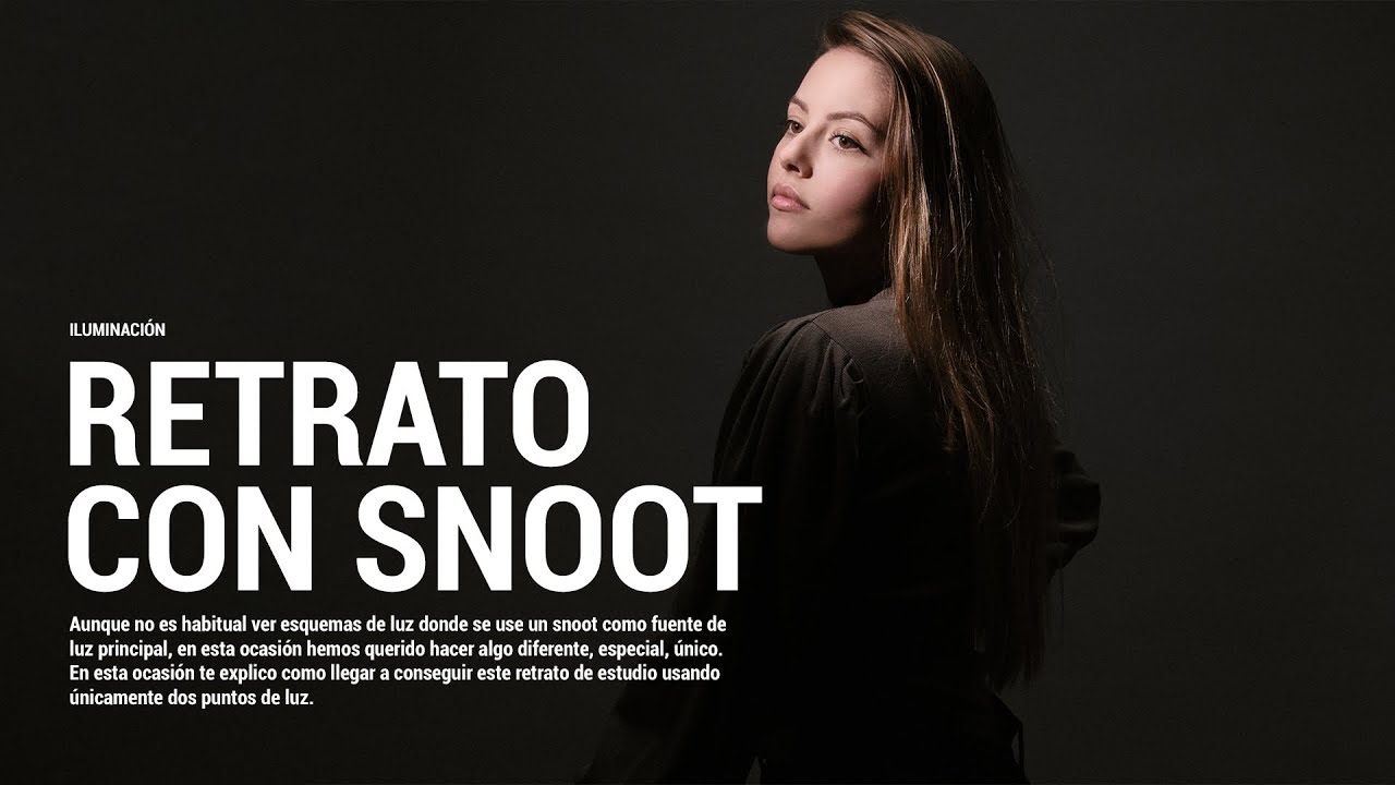 Consigue un retrato de estudio diferente utilizando un Snoot