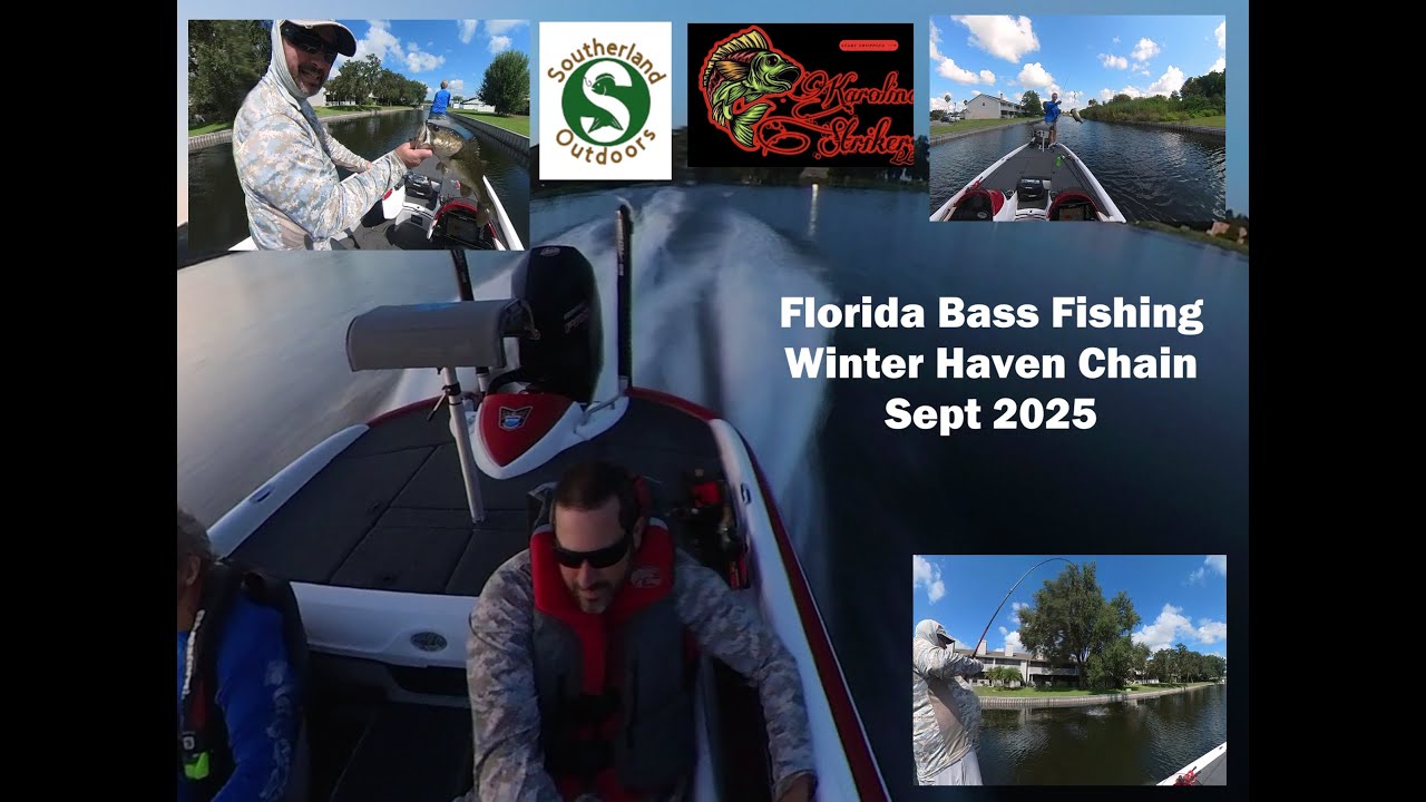 Florida Bass Fishing - Winter Haven Chain 9-2025