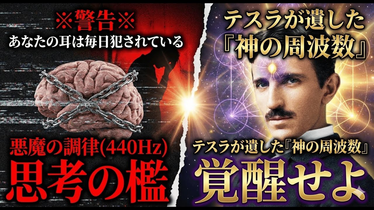 【99%が知らない】「努力するな、宇宙に接続せよ」寝る前3分、これをしろ。人生が根底から変わる“音の法則”とは？｜ニコラ・テスラ｜周波数｜潜在意識｜名言