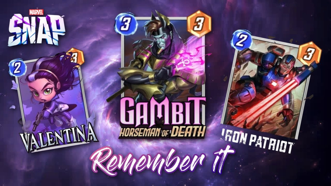 Gambit Horseman of Death Remember It: Marvel Snap