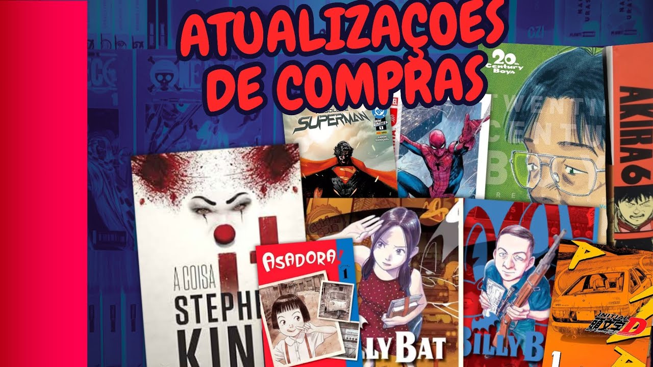 ATUALIZAÇÕES DE COMPRAS!! MANGÁS E HQS