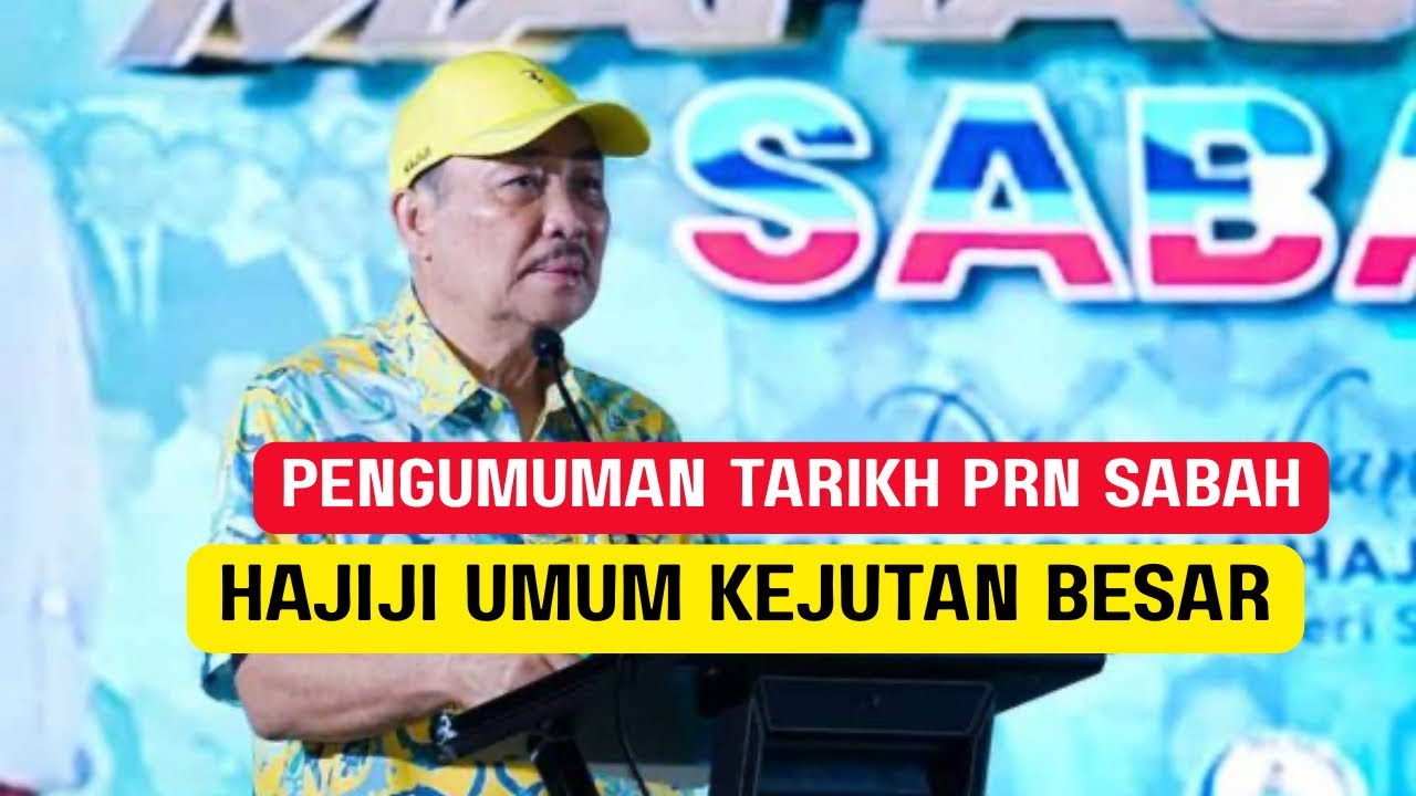 PENGUMUMAN TARIKH PRN SABAH OLEH KETUA MENTERI SABAH! Kejutan besar berlaku!