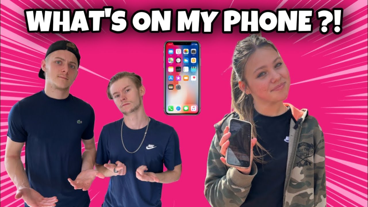 WHAT’S ON MY PHONE ?! On vous montre tout ce qu’on a sur nos téléphones !