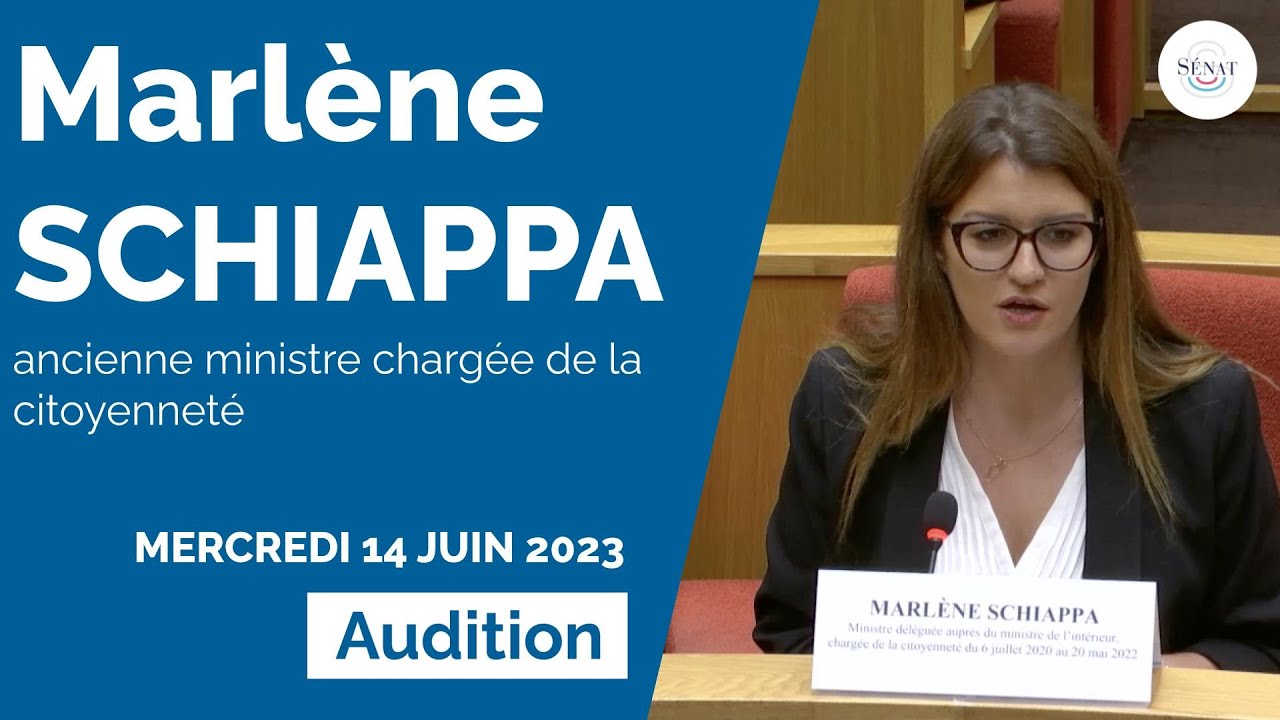 Fonds Marianne : audition de Marlène Schiappa