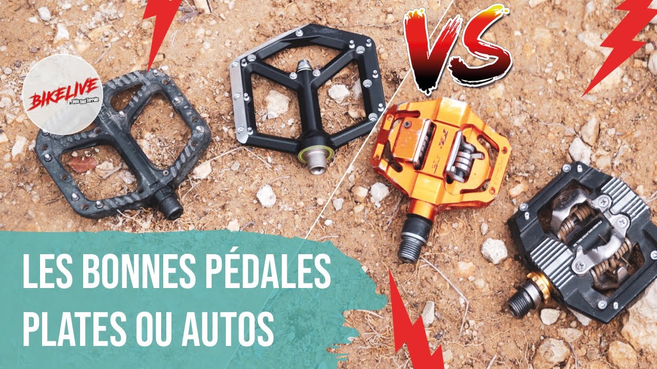 Pilotage VTT - Pédales Plates ou Pédales Autos