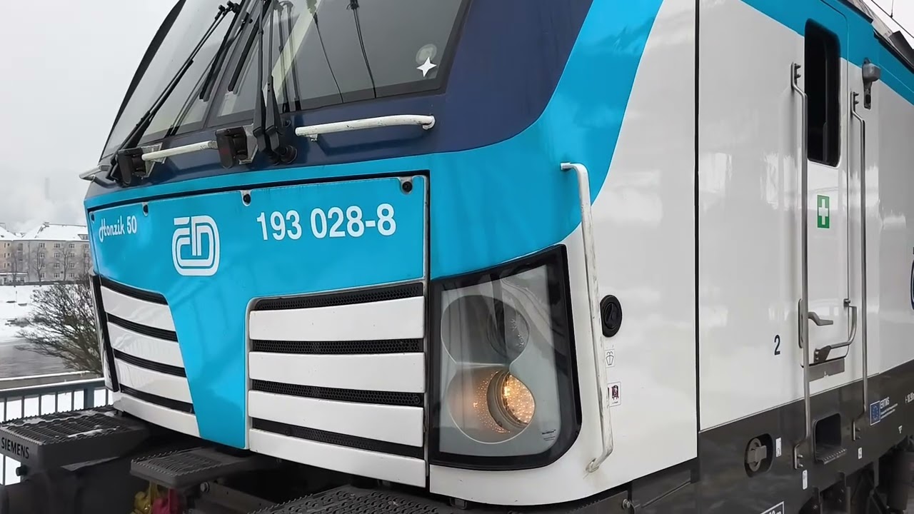 Hlášení příjezd a odjezd pro zpožděnej vlak RailJet 176 (EC 176 Berliner ) + POPIS VIDEA