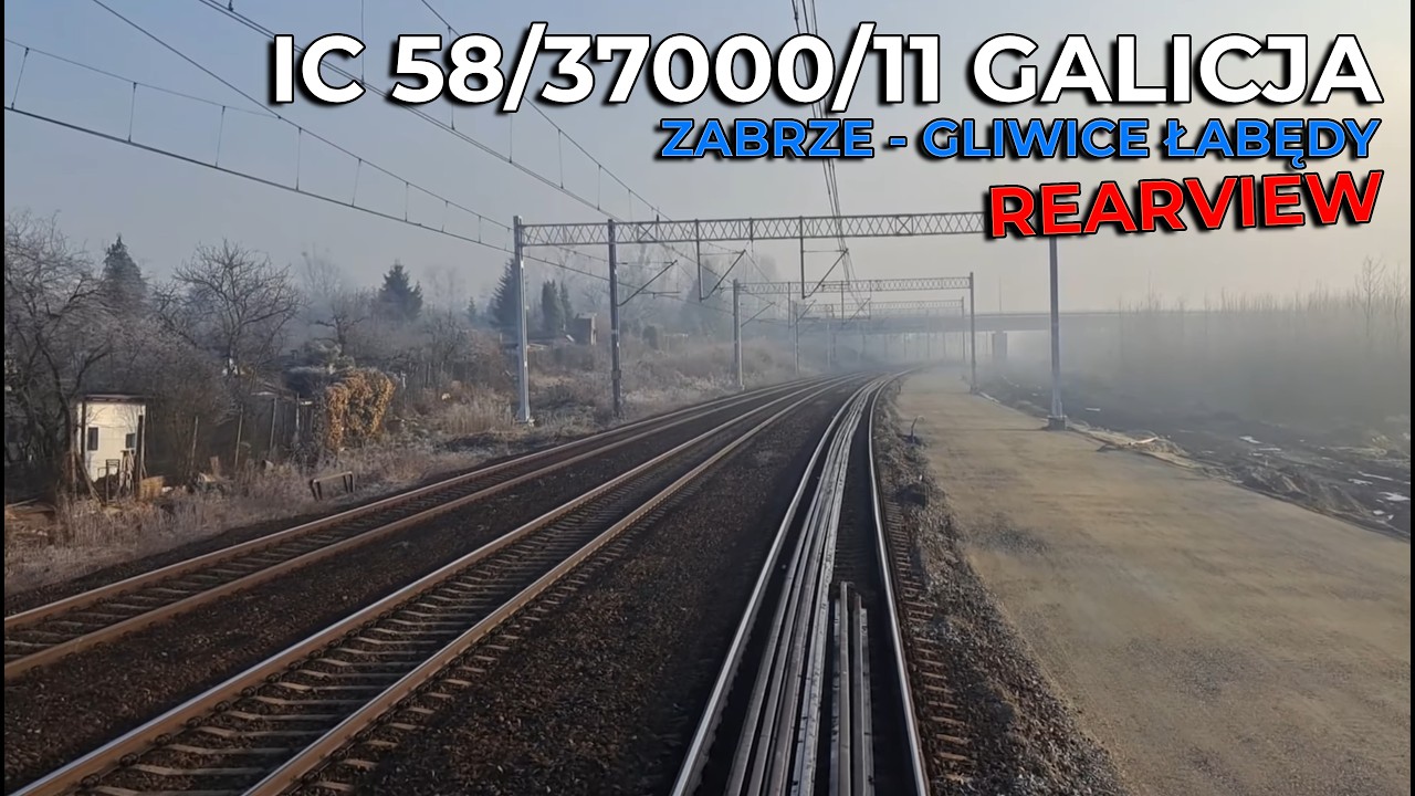 LK137 Zabrze - Gliwice Łabędy z końca składu IC Galicja