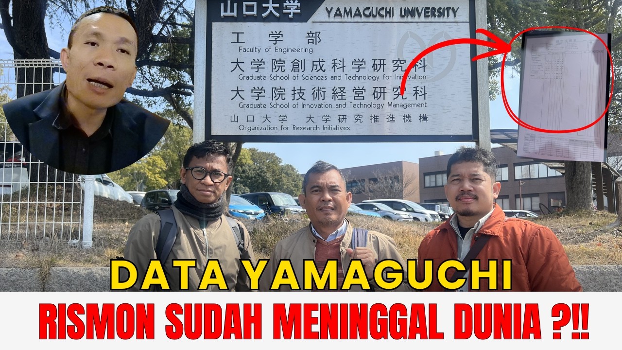 TERUNGKAP !!! AKTA KEMATIAN RISMON DI KAMPUS YAMAGUCHI JEPANG