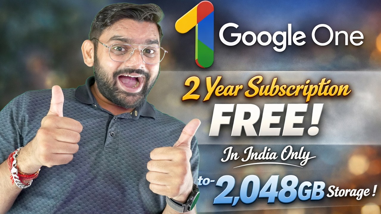 How to Get 2 Years of FREE Google One Cloud Storage in India (100GB + 2TB Offers)