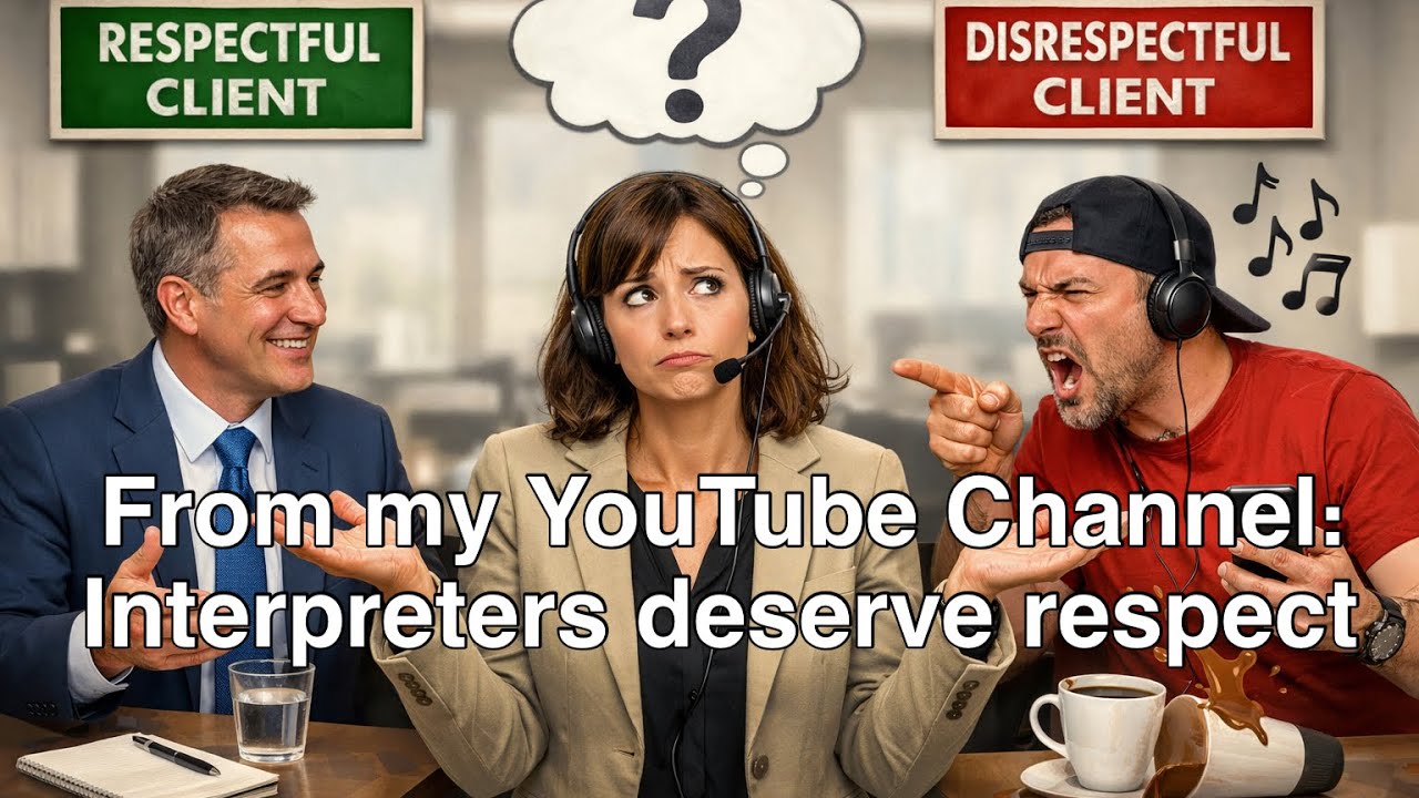 Interpreters deserve respect.