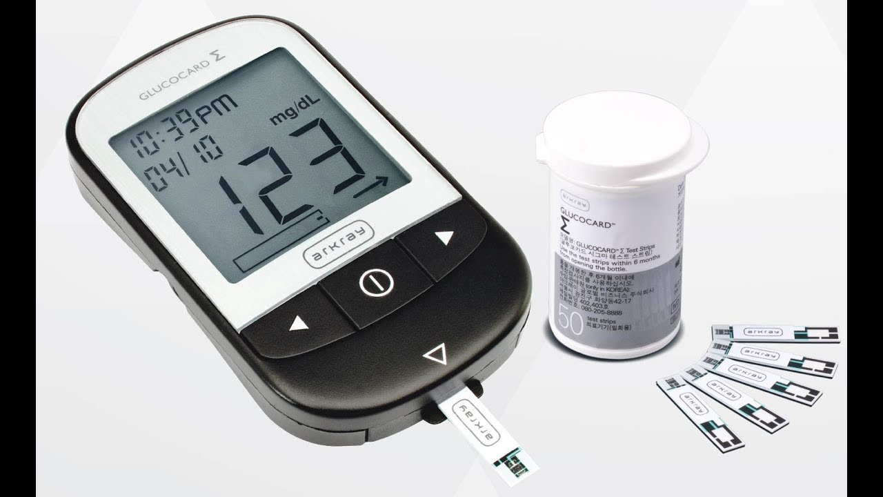 GLUCOCARD Sigma demo video (ARKRAY Healthcare Pvt. Ltd. INDIA)
