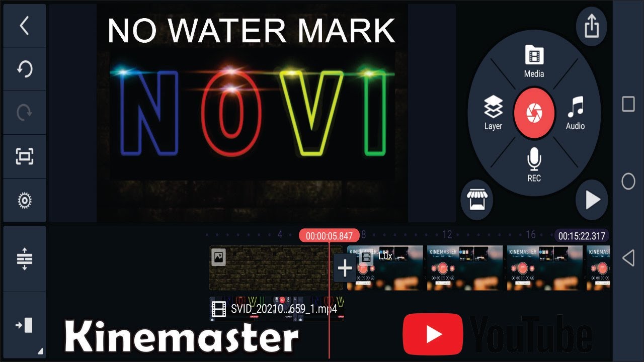 lighting text effect | create lighting text effect | text intro in kinemaster | Cinematic effect