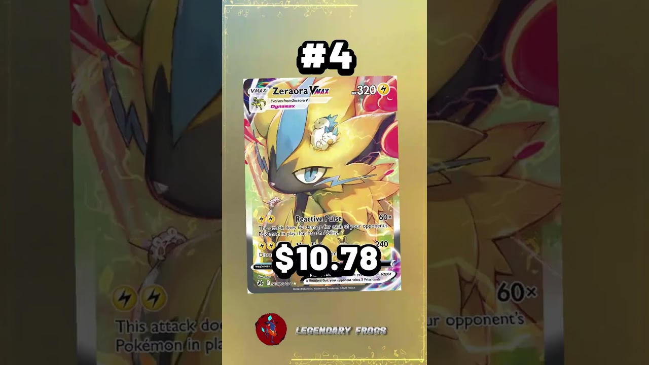Top 5 Zeraora Pokemon Cards 