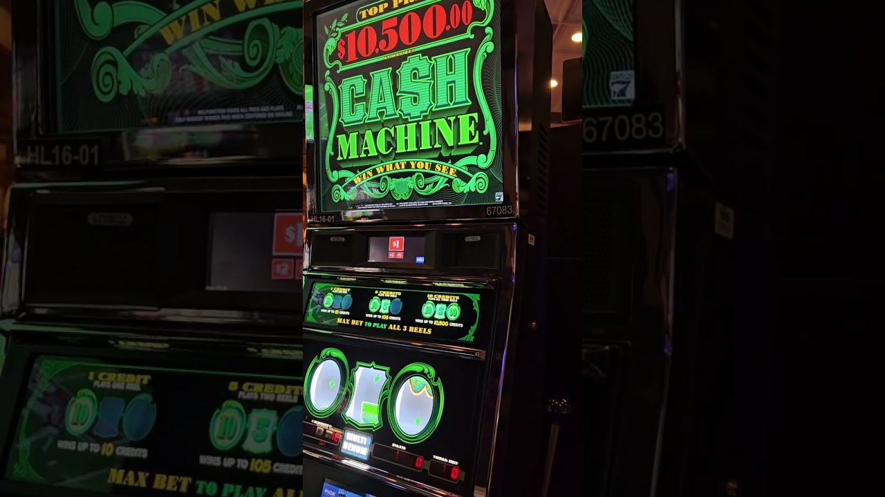 BIG WIN ON CASH MACHINE SLOT!!