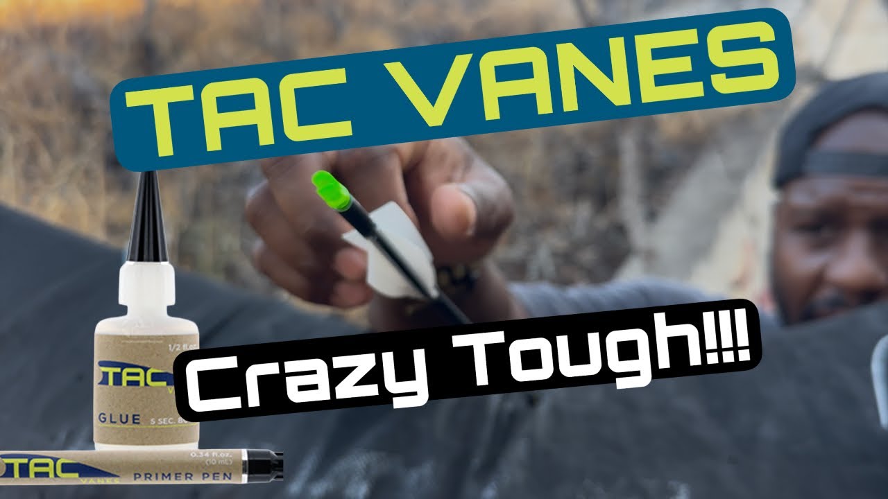 TAC Vanes Review | EXTREME WIND | Broadhead flight | 3 vs 4 Fletch