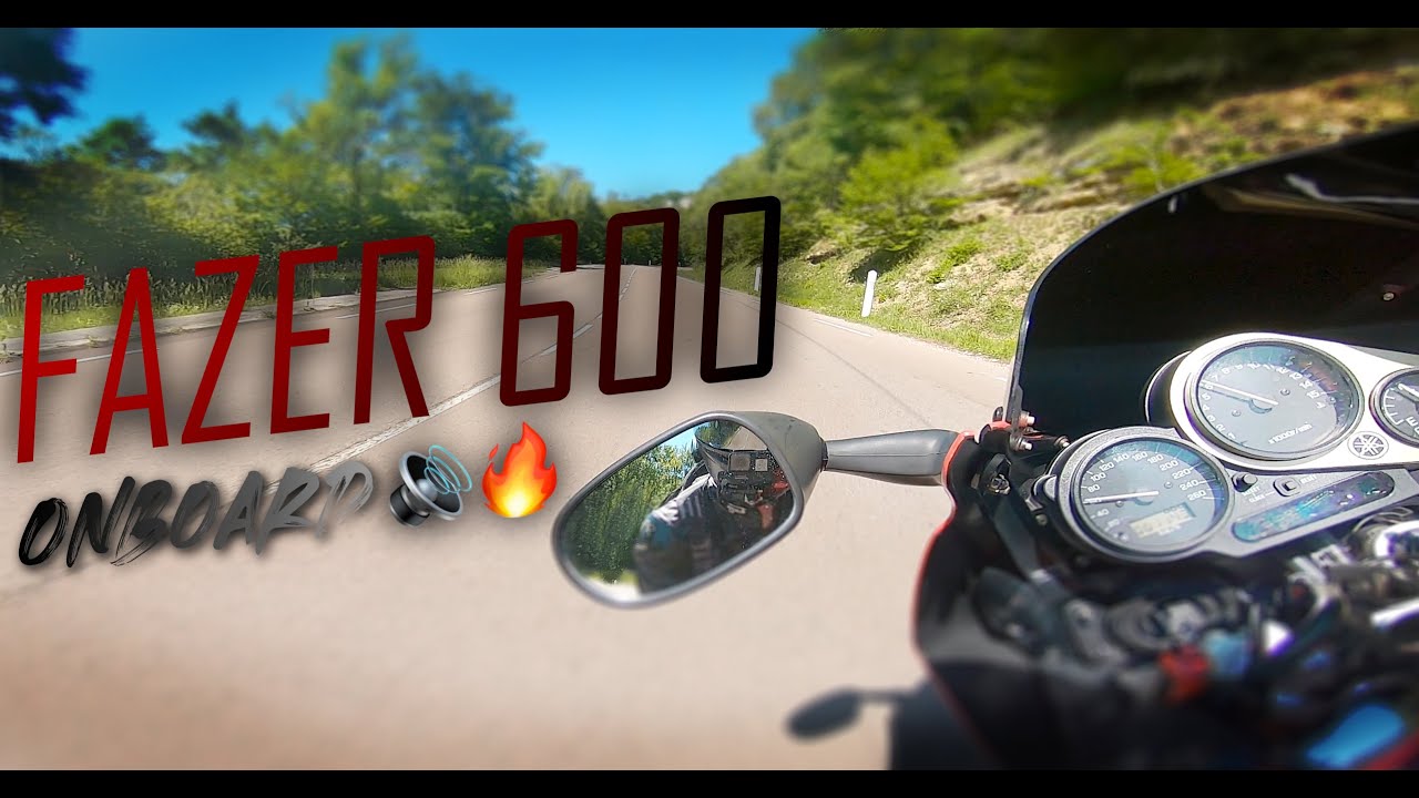 YAMAHA FZS 600 🔥 ONBOARD - (ZOOM H1N)