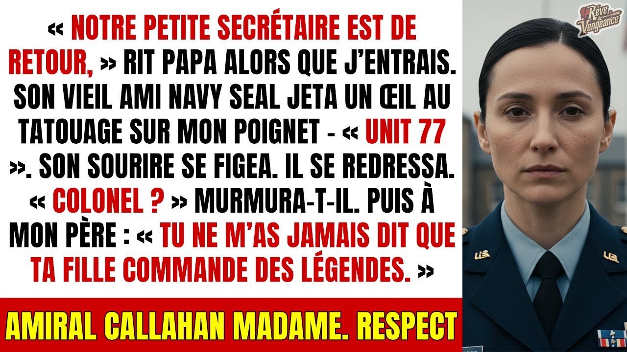 Mon père m'appelait « sa secrétaire »… Jusqu'à ce que son ami Navy SEAL voie mon tatouage UNIT 77