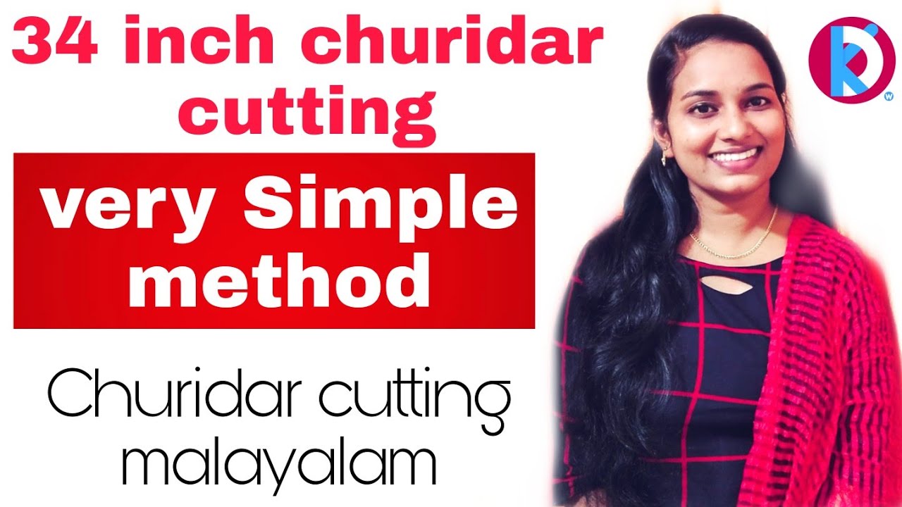 Easy lining churidar cutting | 34 chest churidar cutting | kurti cutting&stiching | kunjuz designing