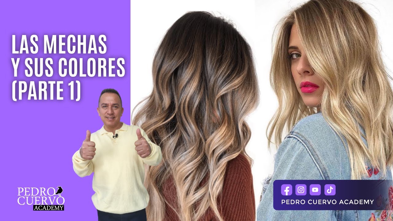 #colorimetría Las mechas y sus colores -Parte 1-
