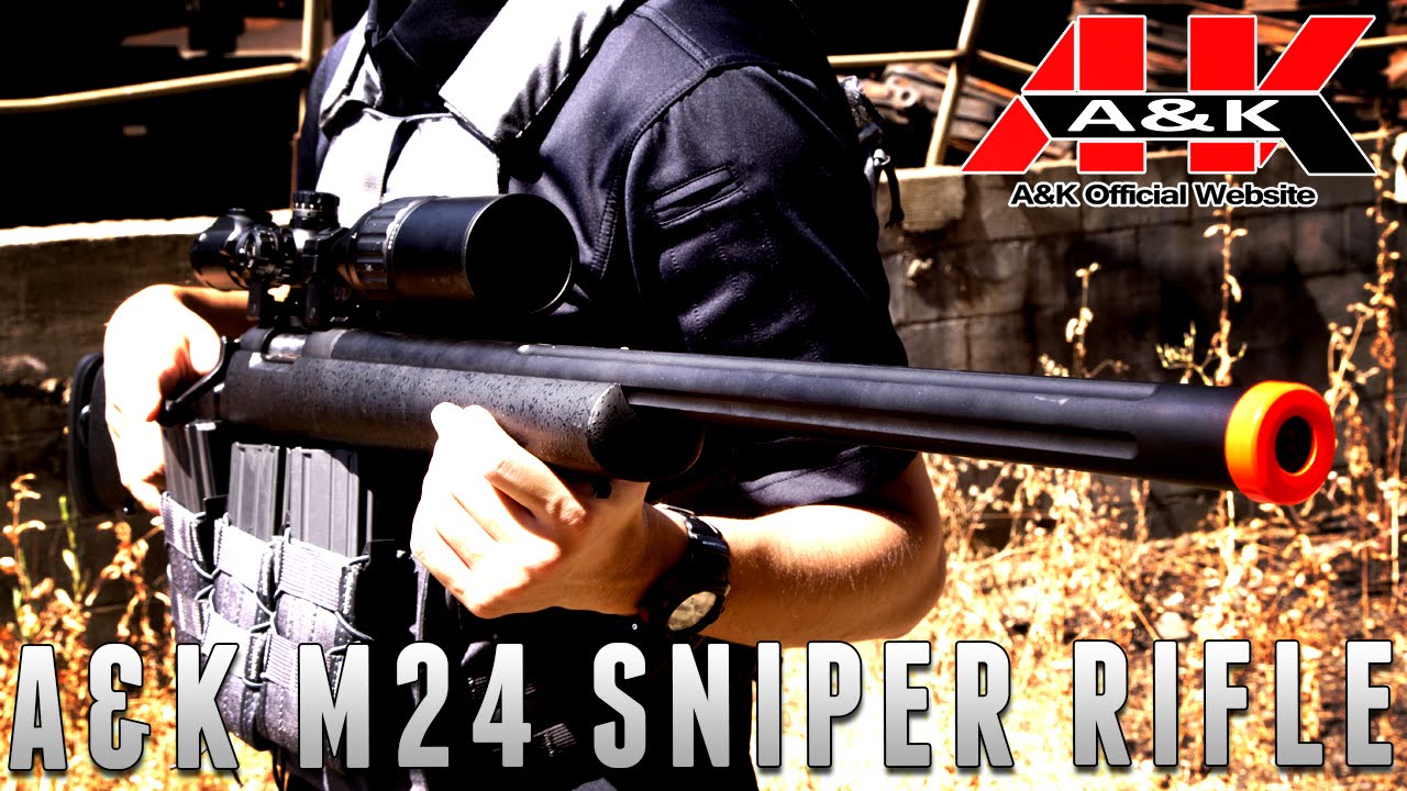A&K M24 Sniper Rifle [The Gun Corner] Airsoft Evike.com