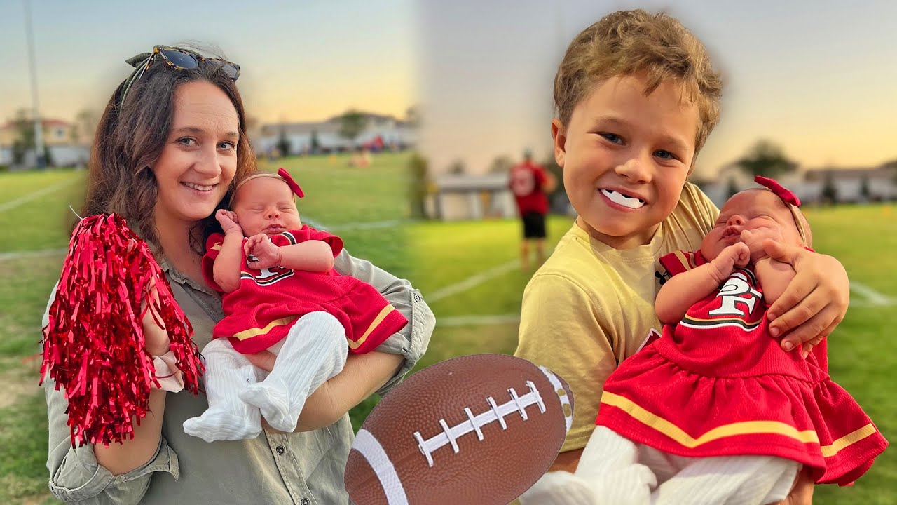 Our Little Cheerleader & His Biggest Fan! 🏈