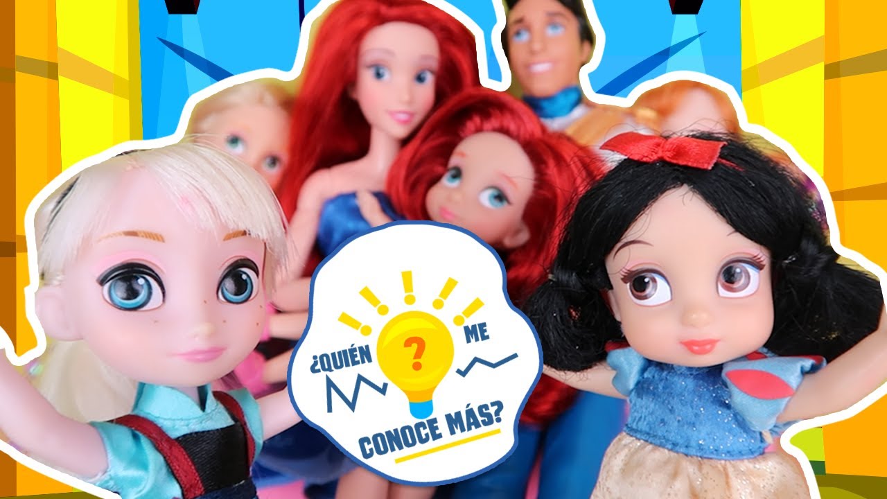 Quien Conoce mas a ARIEL La Sirenita - Princesas Disney Junior