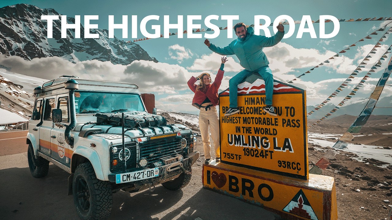 LADAKH: We Drove to the Highest Road in the World (19,024 ft / 5800 m)