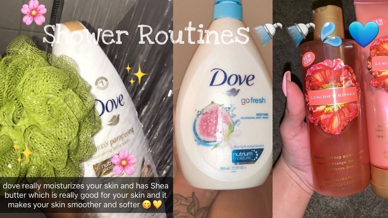 Tik Tok Shower Routines🚿🚿☁️💦