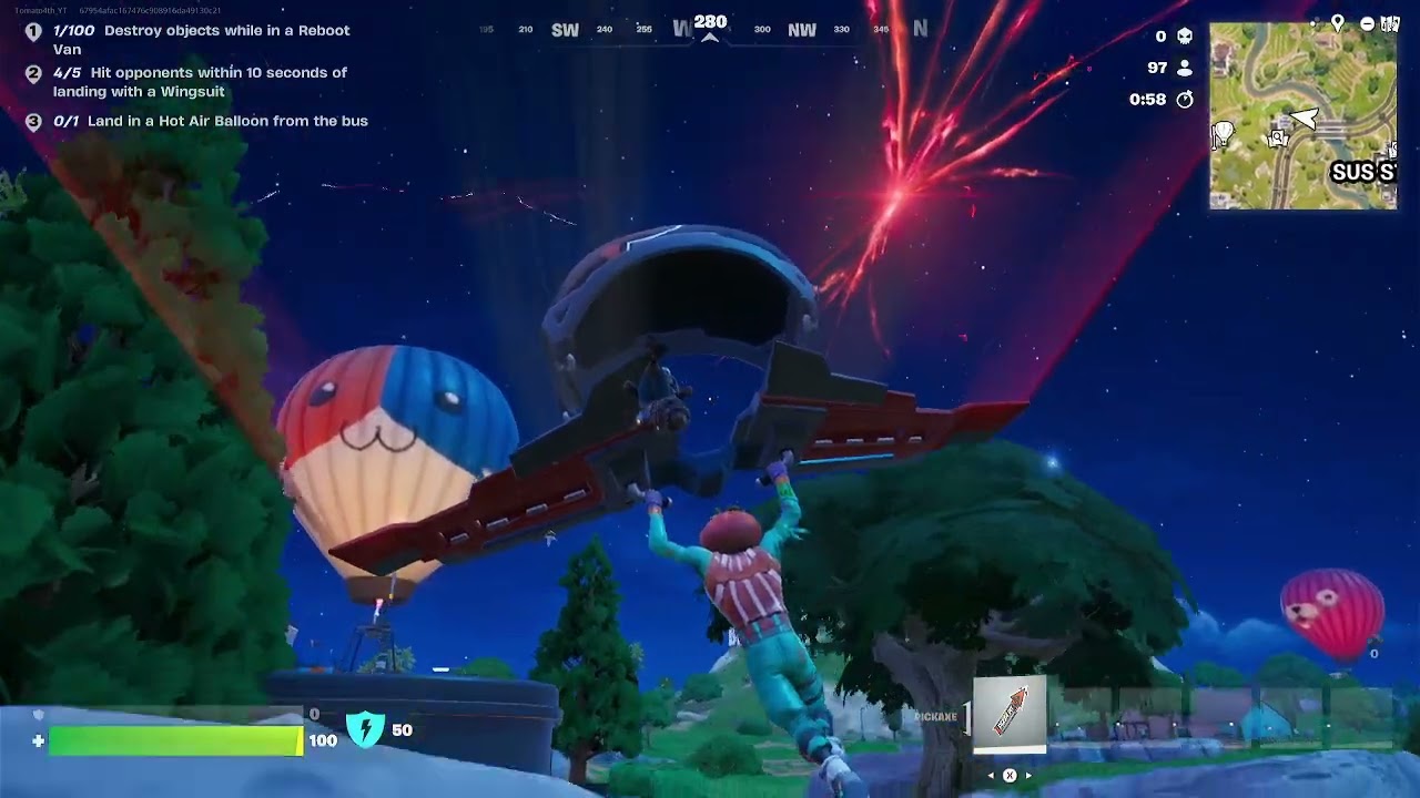 Fortnite:Rocket Event no commentary