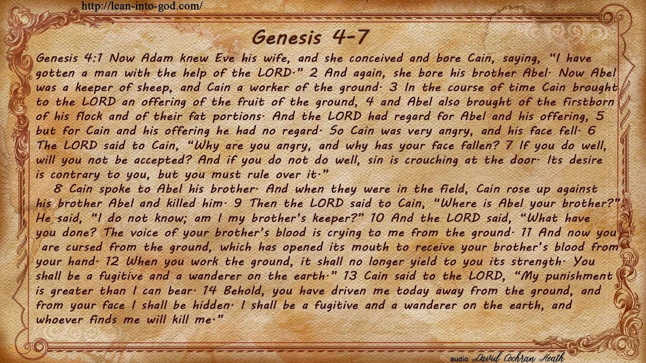 Genesis 4-7