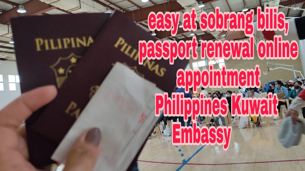 mobile online renewal passport Kuwait Philippines Embassy 😉👍👍👍
