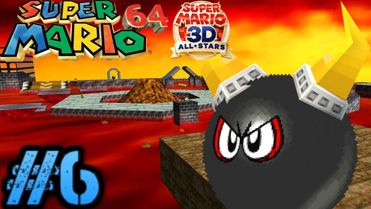 Super Mario 64 (Super Mario 3D All-Stars) - Lethal Lava Land 100% - Full Gameplay part 6