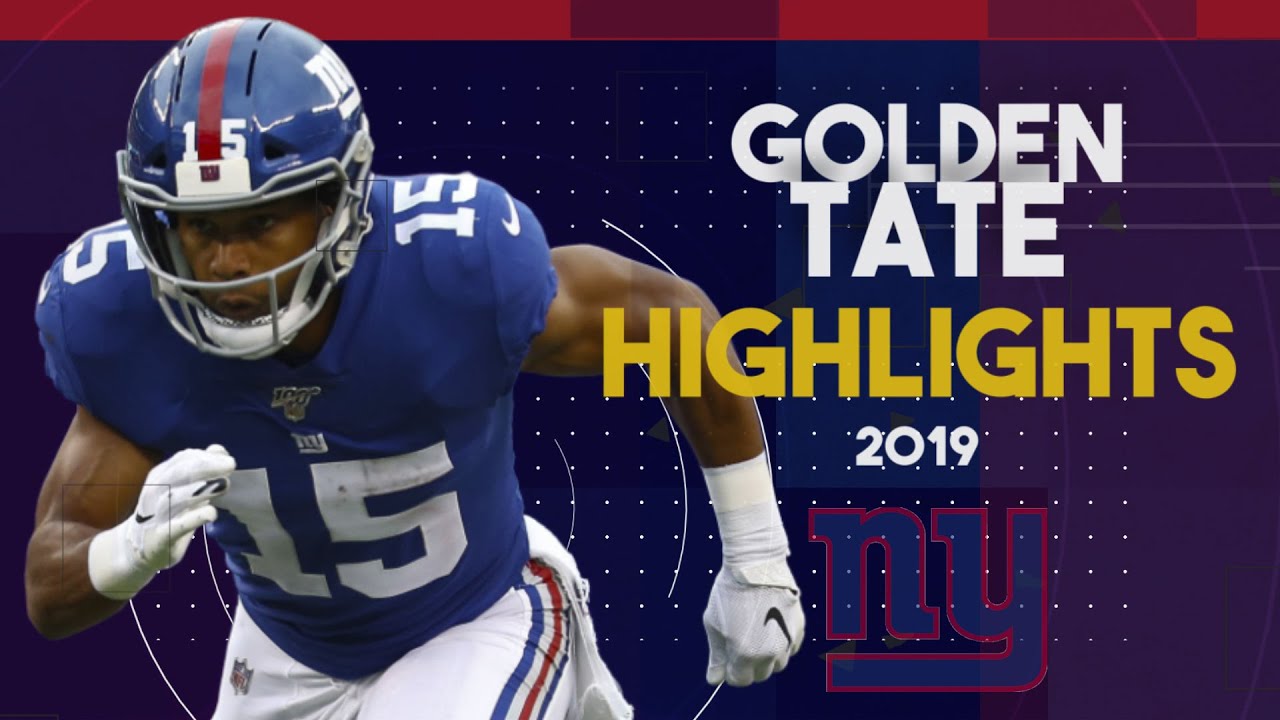 Golden Tate Highlightsᴴᴰ 2019 Season | New York Giants Highlights | Golden Tate Fantasy