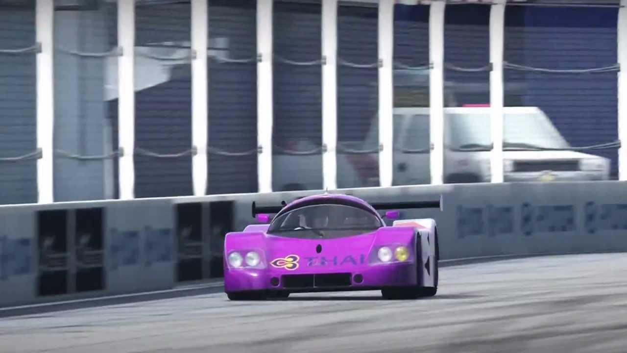 Donzilasse in the Thai Airways Sauber Mercedes C9.