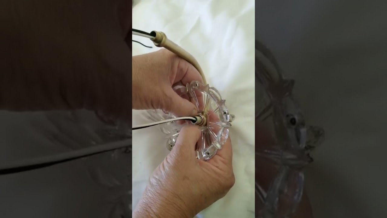 How to restore and rewire an antique wall light sconce
