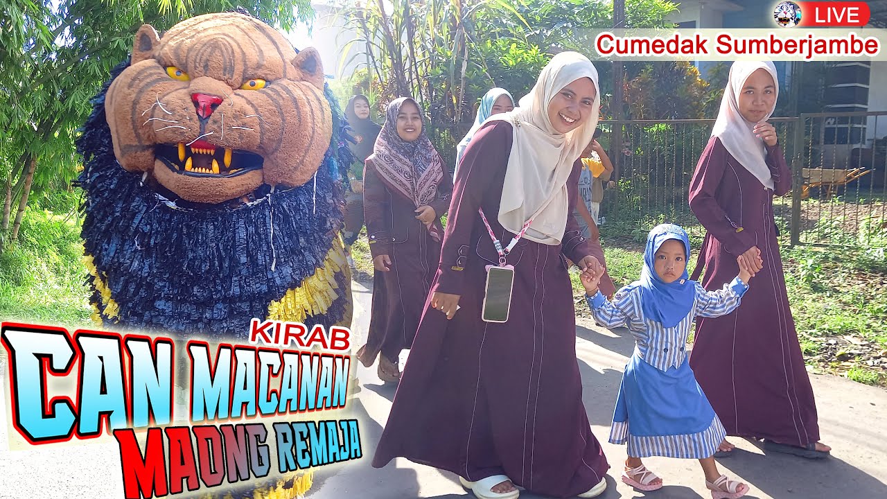 KIRAB CAN MACANAN MAONG REMAJA LIVE CUMEDAK SUMBERJAMBE