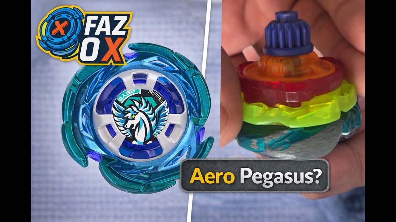 Combo do Aero Pegasus no Pegasus Blast. Pegasus Blast A3-70A [Beyblade X]