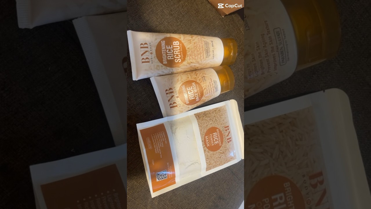 BNB (Rice brightening glowing kit)#bnb #youtubeshorts #viral #skincare #trending #foryou #facewash