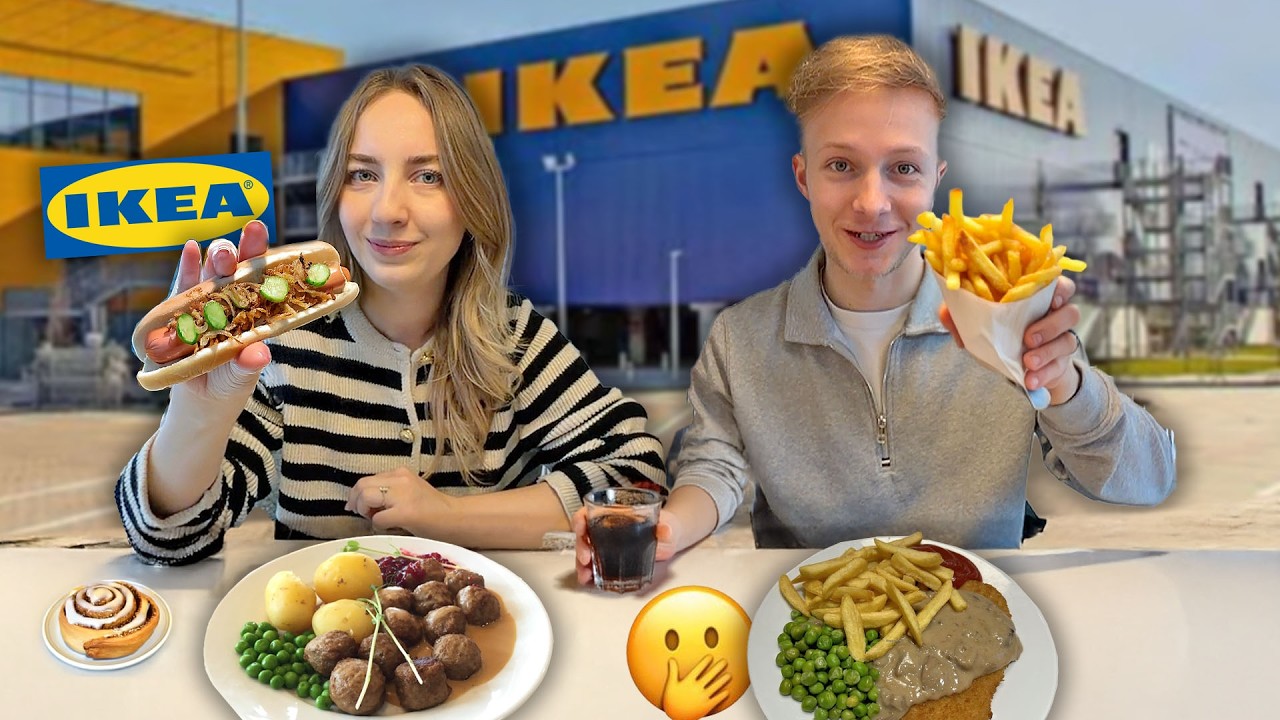 1 Tag NUR bei IKEA essen! 🇸🇪🌭 (besser als gedacht🫢)