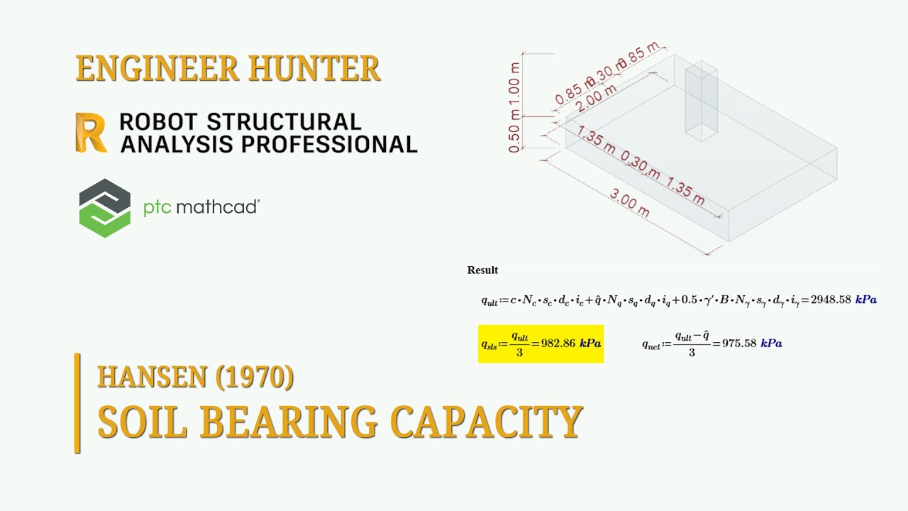 Soil Bearing Capacity in Robot Structural Analysis