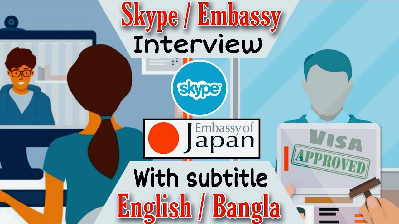 Japan Embassy / Skyepe Interview || Japanese Interview With Subtitle || Japan School Selection Tips