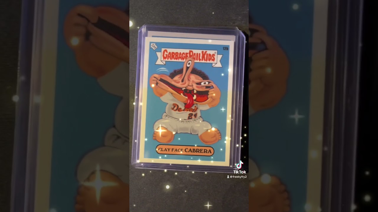 Garbagepale kids and mlb collab from topps! #baseballcards #gpk #baseball