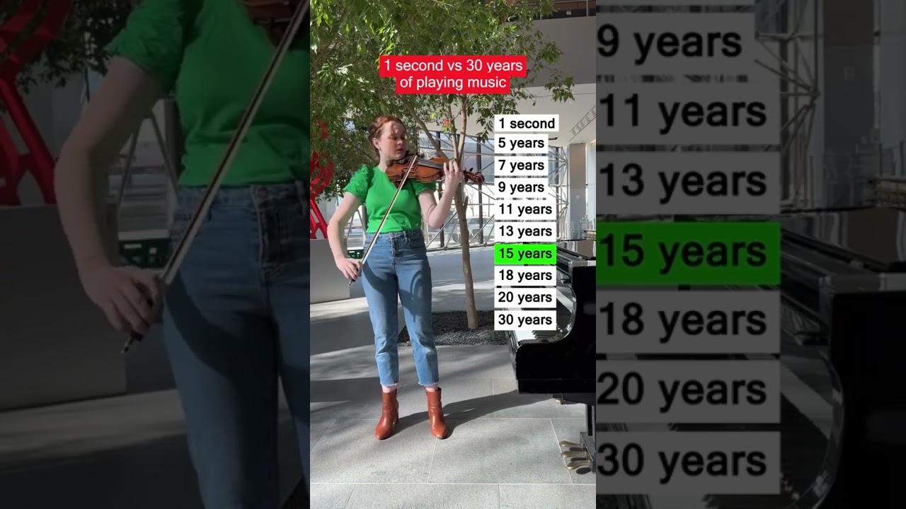 What 30 years of playing music sounds like #aylexthunder #newyork #music #musician #piano #violin