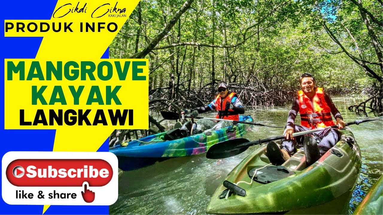 MANGROVE KAYAK IN LANGKAWI | kalau kayak terbalik macamana nak naik semula???