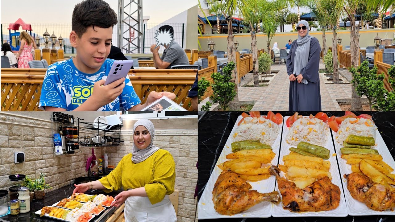 نهار داز اكثر من رائع ☺️ ماكلة صحية 💯 مع واحد الخرجة كتفاجي على القلب و الغروب يا سلام 🤩